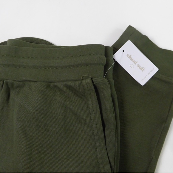 Lucky Brand Joggers Sueded French Terry Cotton “Cloud Soft” NWT Sweatpants - Picture 2 of 7